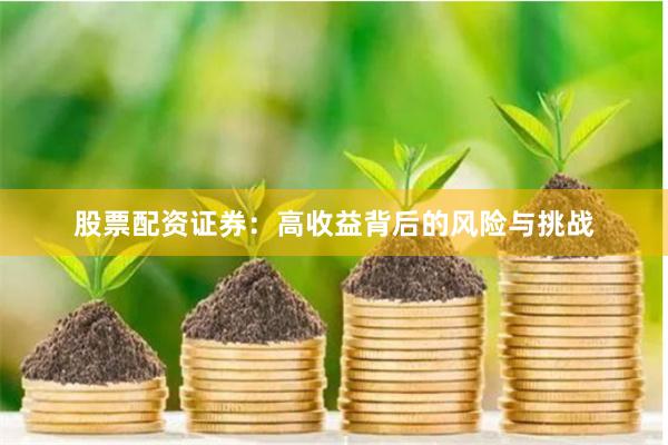股票配资证券：高收益背后的风险与挑战